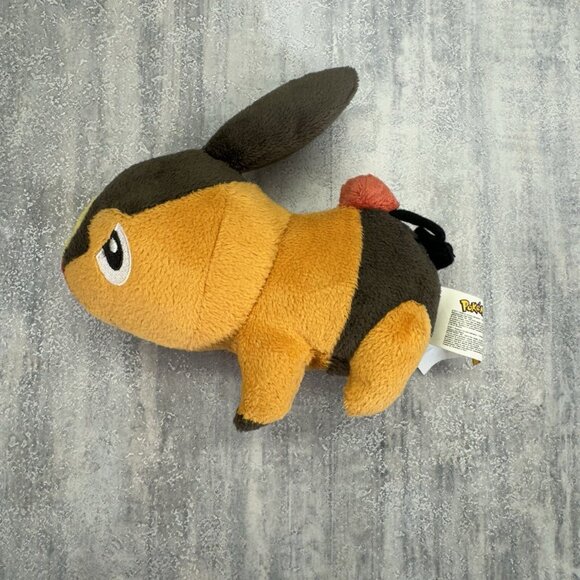 Pokémon Jakks Pacific 2011 Tepig Pokemon Nintendo Stuffed Animal Plush 6” - Picture 2 of 6